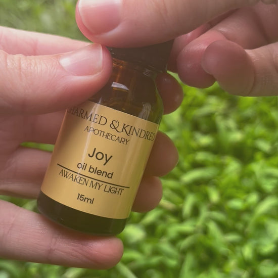 Handcrafted Joy Spell Oil by Charmed & Kindred for joyful intentions and everyday magick