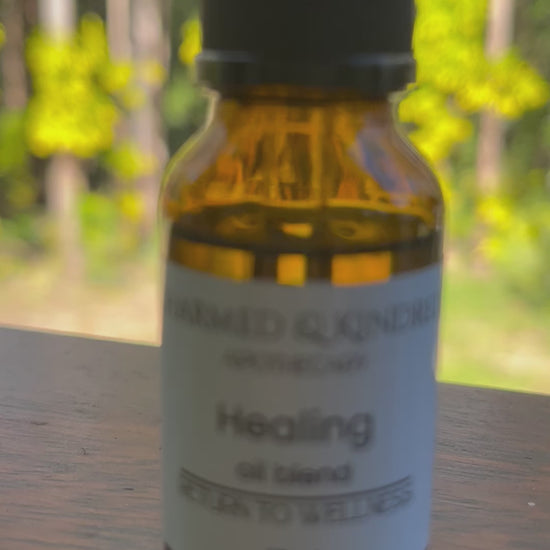 Charmed & Kindred Healing Spell Oil created for rituals of healing, renewal and mindful intention