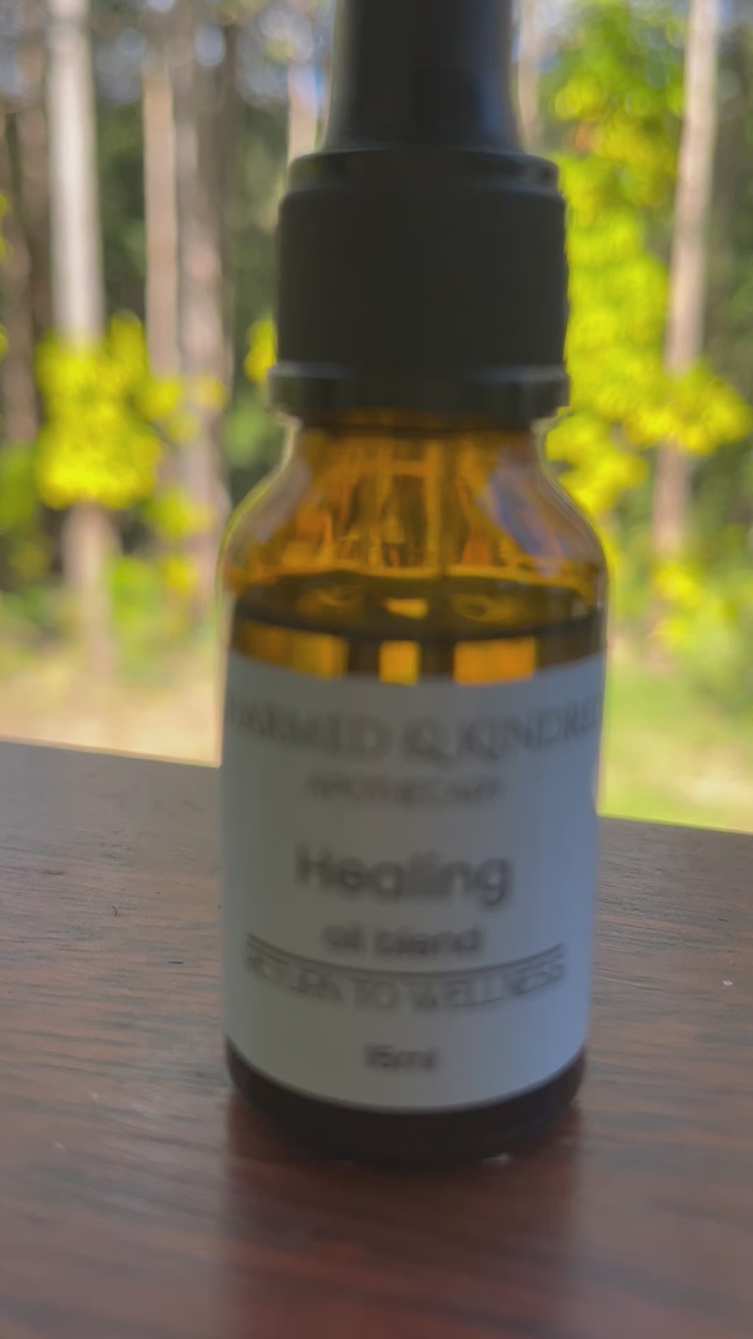 Charmed & Kindred Healing Spell Oil created for rituals of healing, renewal and mindful intention